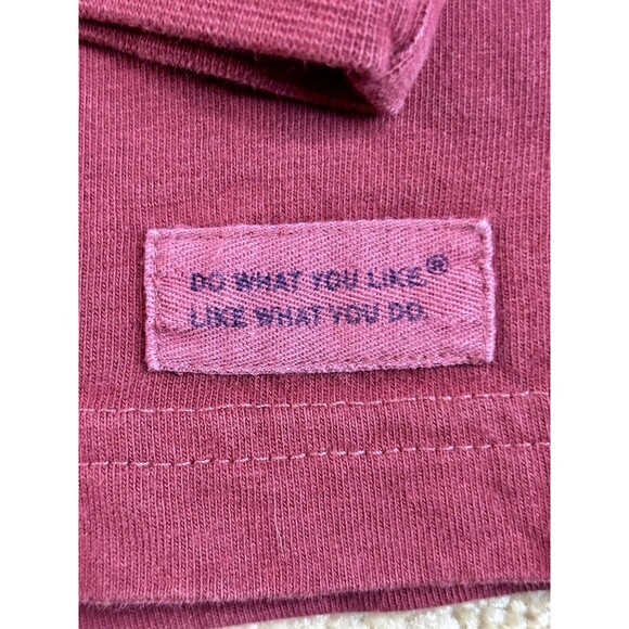 LIFE IS GOOD Red Long Sleeve Tee Christmas Xmas It’s A Wonderful Life Medium Dog - Picture 3 of 10